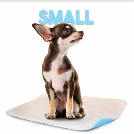 LENNYPADS 13 x 22 in. Small Washable Pet Pad - White LE328893